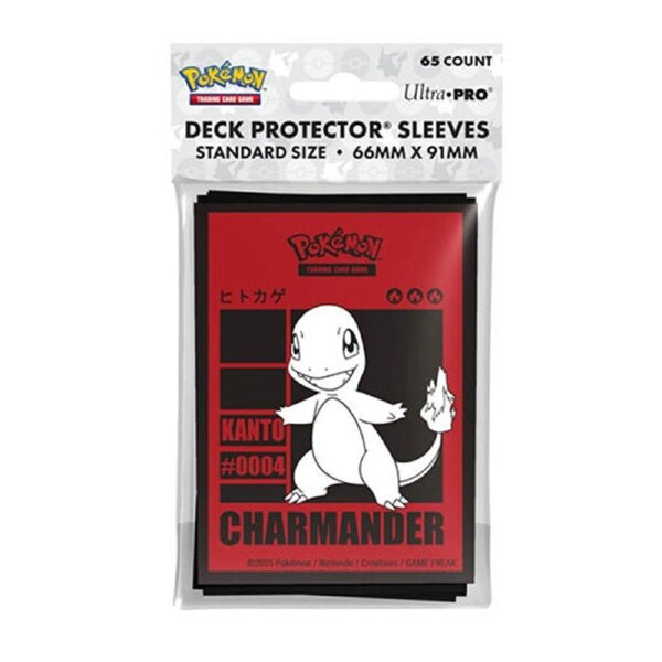 ULTRA PRO Pokemon Charmander 65ct Deck Protector Sleeves