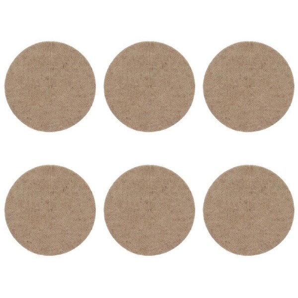 6PK Esschert Design Jute Mulching Disc Natural Plant Protector 25cm Large