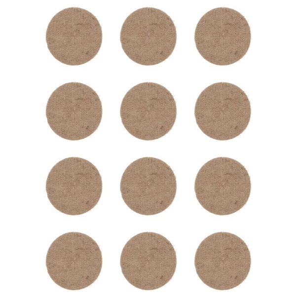 12PK Esschert Design Jute Mulching Disc Natural Plant Protector 15cm Medium