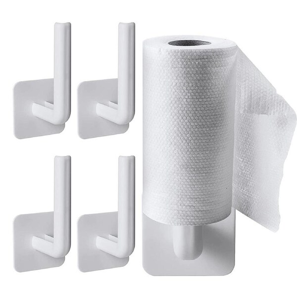 JOYBUY Multi-Purpose Punch-Free Hook Wall Hangers Pot Lid Holder Paper rack