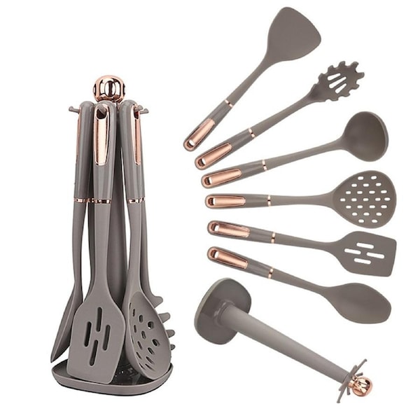 JOYBUY ABS Handle Silicone Spatula Set Shovel Spoon Plastic Silicone Kitchen Utensils