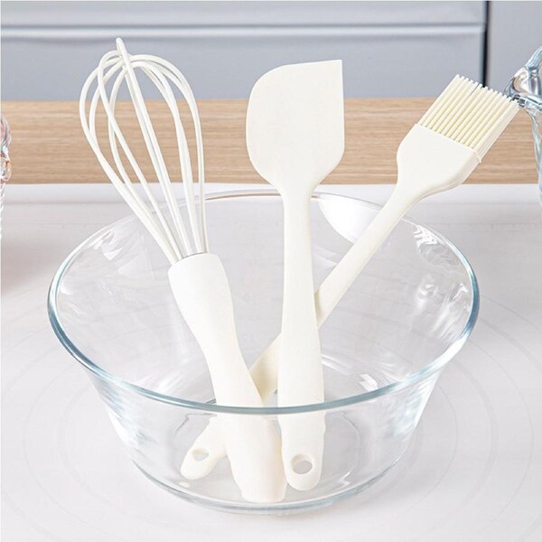 JOYBUY 3Pcs Kitchen Utensil Set Silicone Kitchen Utensils Cookware Kitchen Gadgets Set
