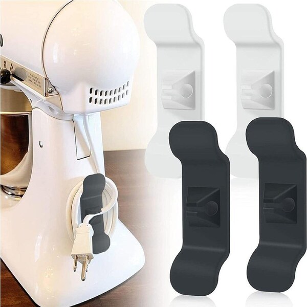 JOYBUY 4Pcs Cord Organizer Kitchen Mixer Cable Wrap Wire Wrapper Storage Attachment