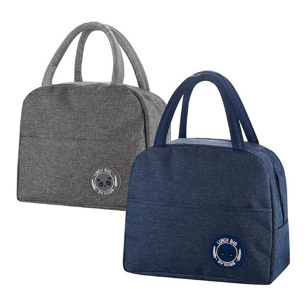 JOYBUY 2Pcs Insulated Lunch Bags Lunch Tote Bags Cooler Bags Thermal Bento Bags