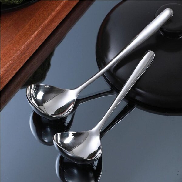 JOYBUY 2 Pack Long Handle Soup Spoon Hot Pot Colander Strainer Spoon Tablespoons