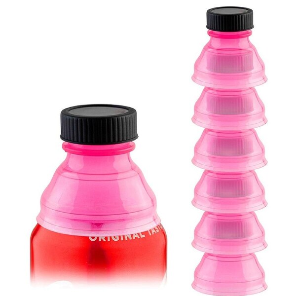 JOYBUY 6 Pack Clear Soda Can Lids Can Covers For Soda Beer Energy Drinks Juice Seltzer