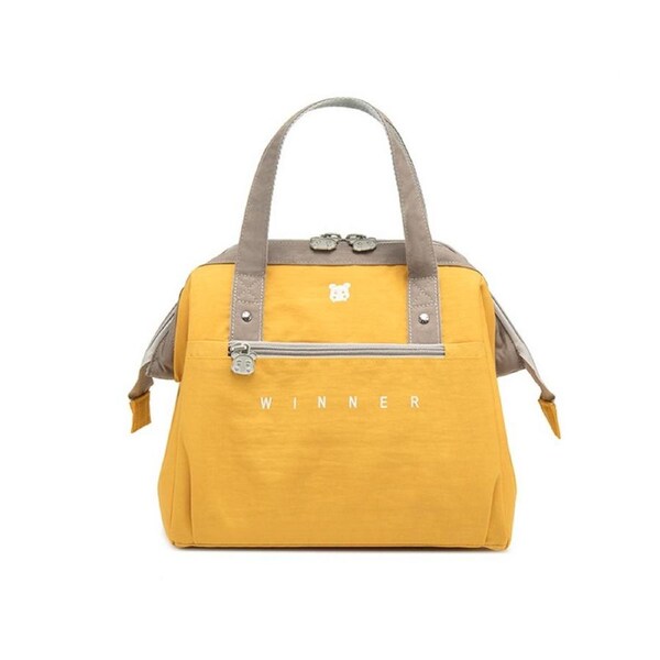 JOYBUY Portable Lunch Bag Thermal Insulated Lunch Box Tote Bento Bag-Orange