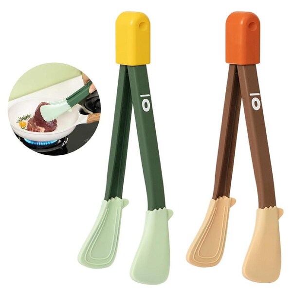 JOYBUY 2Pcs Kitchen Silicone Barbecue Clip Anti-Scalding Fried Steak Clip