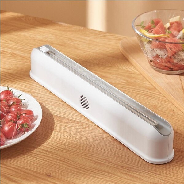 JOYBUY Fresh Film Cutter Suction Cup Type Wall Hanging Cutting Box Kitchen Divider