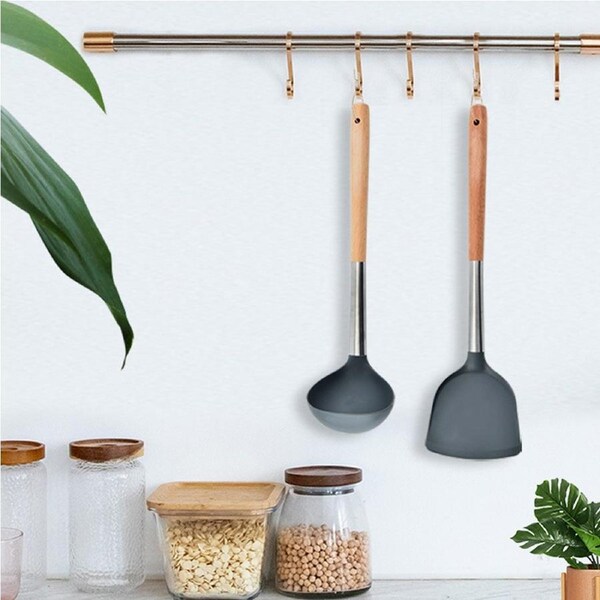 JOYBUY Silicone Kitchen Utensils Set Heat Resistant Cooking Utensils Set for Cookware