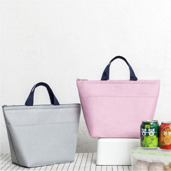 JOYBUY Reusable Lunch Bag Insulated Lunch Box Lunch Tote Handbag With Aluminum Foil