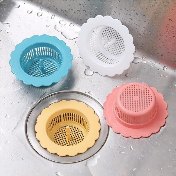 JOYBUY 8 Pcs Kitchen Sink Strainer Sink Drain Strainer Drain Stopper Kitchen Tool
