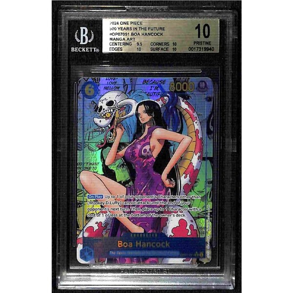 BGS 10 Boa Hancock Manga Art OP07-051 - 2024 One Piece Card Game Years In The Future #9940