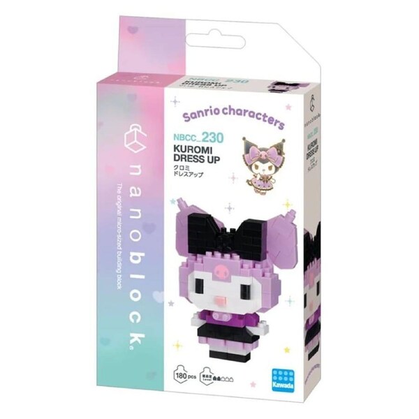 Nanoblock Sanrio Kuromi Dress Up