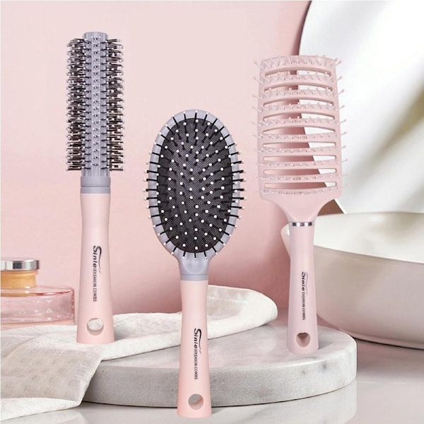 JOYBUY 3Pcs Detangle Hair Comb Professional Women Comb Wet Hair Comb Scalp Massage Comb