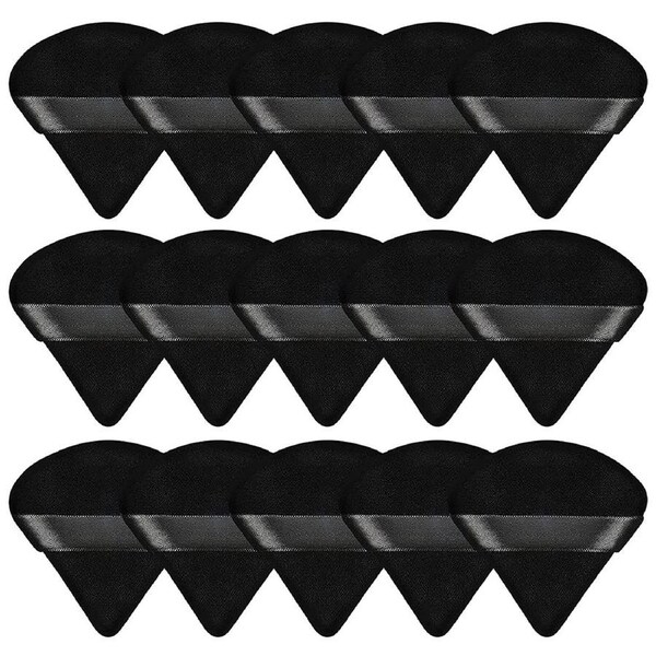 JOYBUY 10/20X Cosmetic Puff Triangle Mini Make Up Tool MakeUp Cotton Sponge Powder Puff-Black