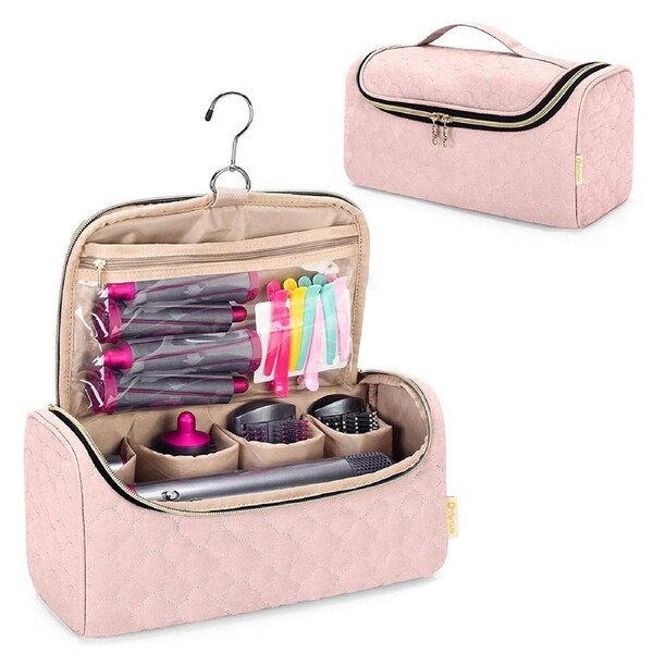 JOYBUY Portable Storage Bag with Hanging Hook for Hair Curler Accessories