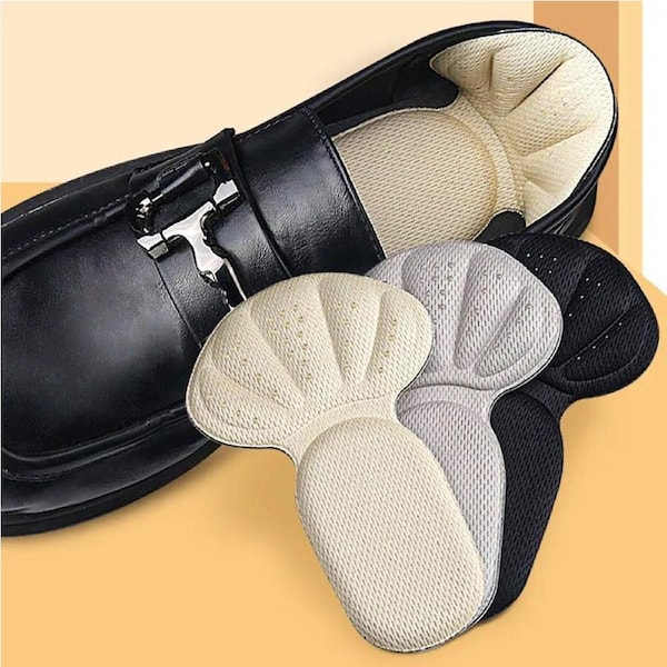 JOYBUY 6 Pair Heel Stickers Sneakers Heel Protection Feet Pads Shoe Size Reducer