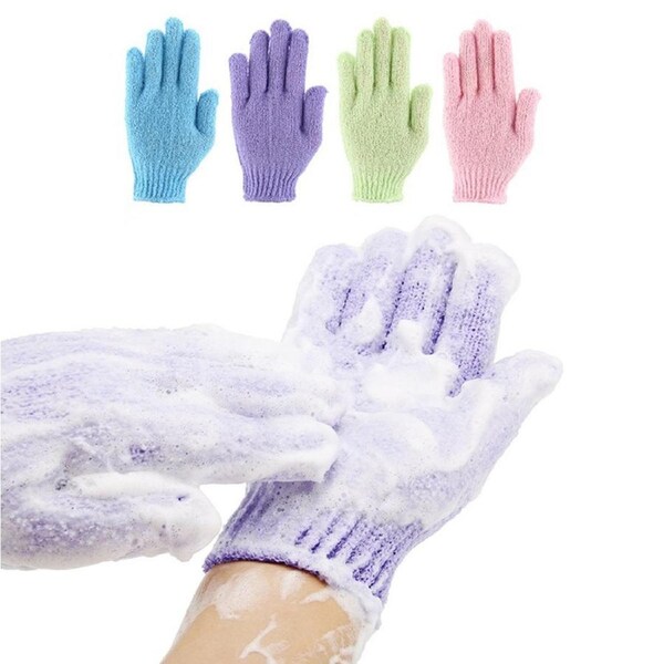 JOYBUY 8Pcs Exfoliating Bath Gloves for Beauty Spa Massage Skin Shower Scrubber