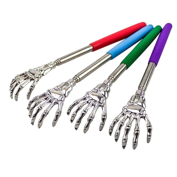 JOYBUY 4 Pack Extendable Back Scratcher Stainless Steel Telescoping Back Scratcher