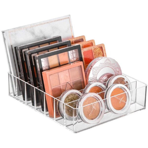 JOYBUY 1/2 Pack 7 Section Divided Makeup Organizer For Eyeshadow Palette And Lipstick