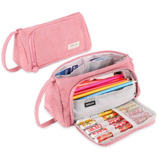 JOYBUY Large Capacity Pencil Case Kawaii School Pen Case Supplies Pencil Storage Bag