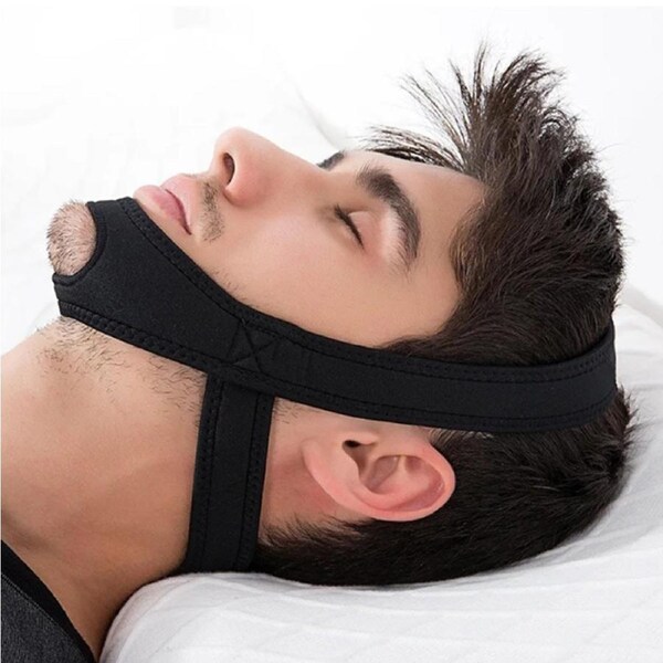 JOYBUY Anti-snore Band Anti-snoring Band Stop Snoring Chin Close Mouth Belt