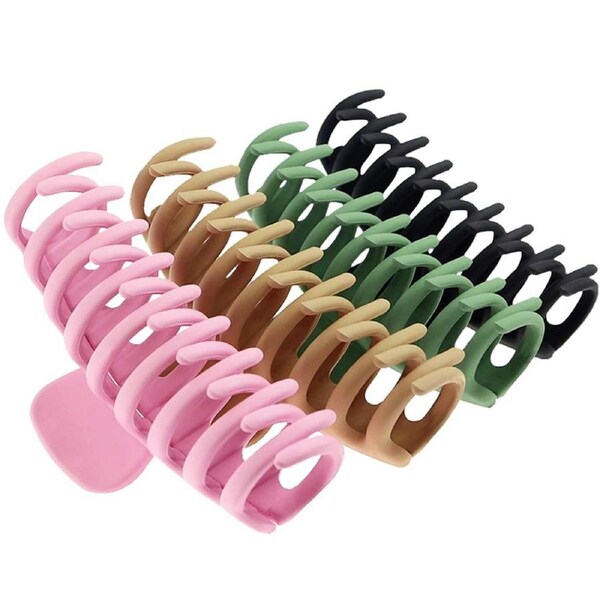 JOYBUY 4 Pack Large Hair Clip For Thick Hair Girls Hair Clips Claw Big Hair Clips