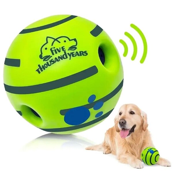 JOYBUY Pet Dog Toy Ball Wobble Wag Giggle Ball Interactive Dog Toy Chew Toy