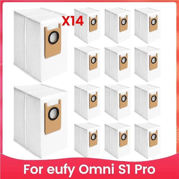 For S1 Pro Omni Dust Bags for Robot Vacuum Omni S1 Pro Vacuum Cleaner, Vacuum Replacement Bags