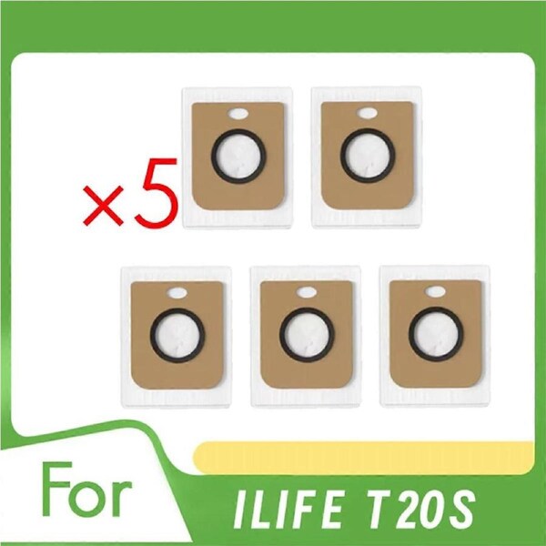 5 Pcs Dust Bags for T20S Sweeper Accessories Consumables Dust Bag Non-Woven Bag Sweeper Accessories Clean Tool
