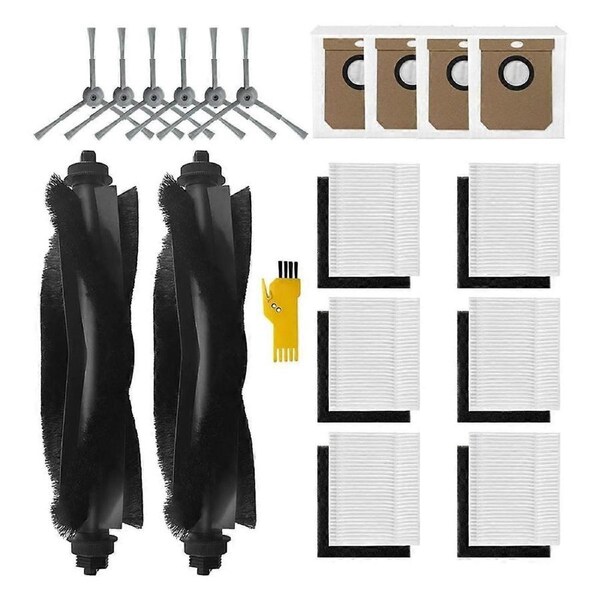 Accessories Kit for L60 L50 L60 L50 Robot Vacuum Cleaner Main Brush Filters Side Brushes Dust Bags