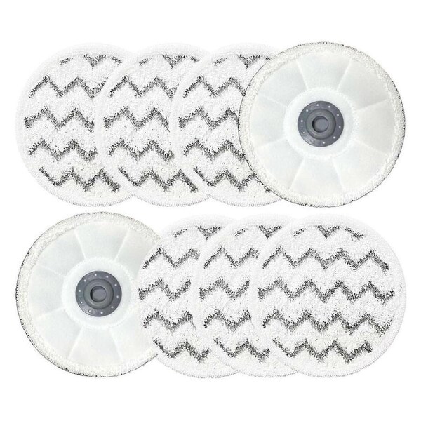 8 PACK 3897A Replacement Rotating Mop Pads Compatible for SmartSteam Scrubbing Steam Mop 3897A 3897A