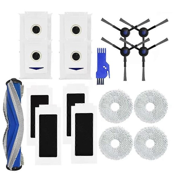 For T30 PRO OMNI DDX14 / M12 Pro+ Vacuum Cleaner Dust Bags Filter Roller Side Brush Mop Cloth Accessories