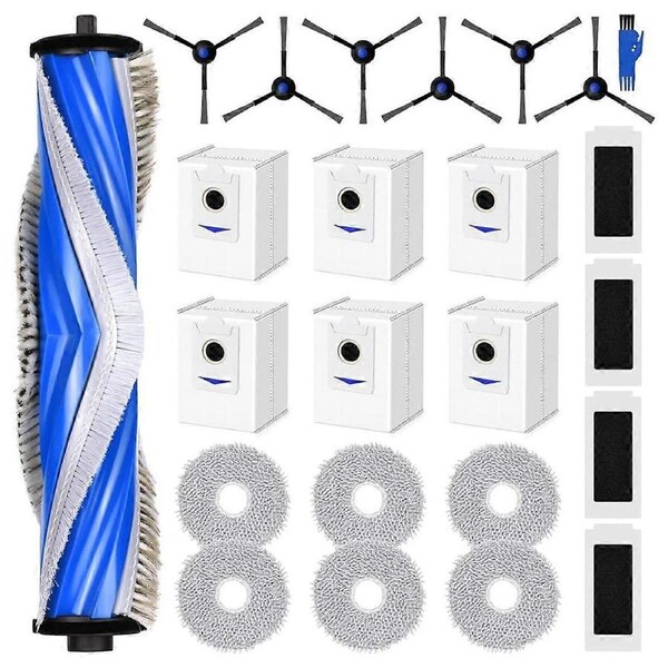 For T30S Robot Vacuum Cleaner Main Side Brush Hepa Filter Mop Cloth Dust Bags Replacement Parts