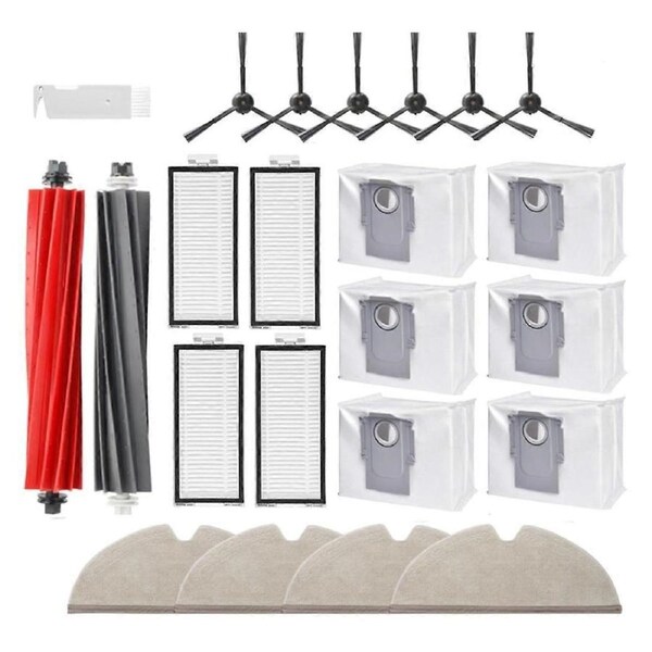 23Pcs for Q8 Max+ Q8 Max Q5 Pro Q5 Pro+ Vacuum Robot Accessories Kit Main Side Brush Mop Pads Filters Dust Bags