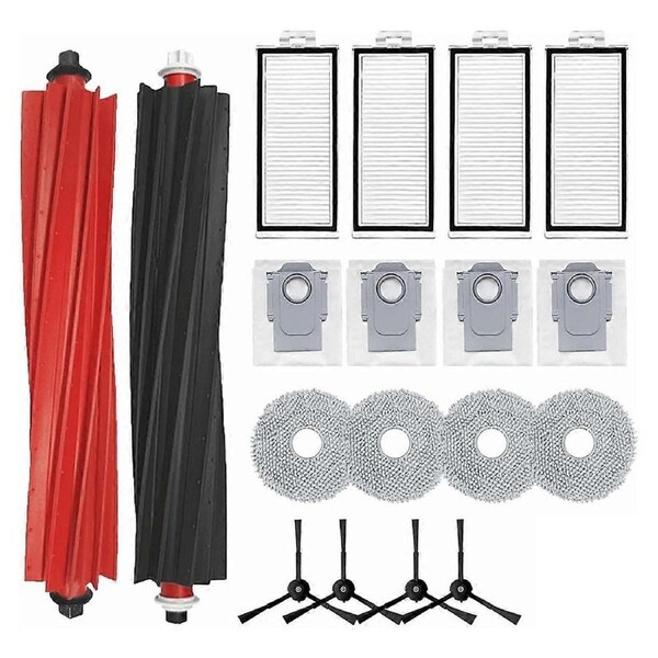 Replacement Parts for Qrevo Master/ P10s Pro V20 Vacuum Cleaner HEPA Filters Mop Cloth Pads Dust Bags