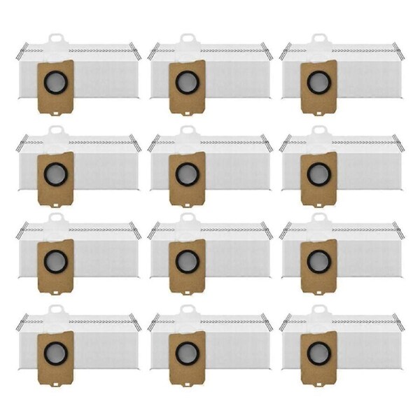 12Pcs Dust Bags for 001 Vacuum Cleaner Accessories Trash Dust Bags Replacement Spare Parts