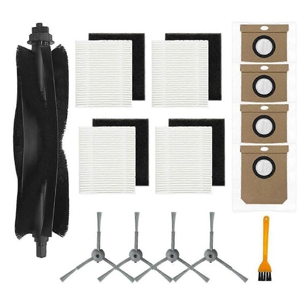 Replacement Accessories Kit for L60 & 50 Series Robot Vacuum, Includes Main Brush, Side Brushes, Filters, Dust Bags