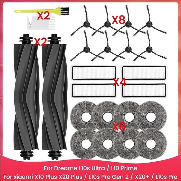 For L10s Ultra / L10 Prime / X10 Plus X20 Plus / L10s Pro Gen 2 / X20+ / L10s Pro Vacuum Cleaner Parts