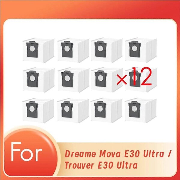 12 Pcs Dust Bags for E30 Ultra / Trouver E30 Ultra Sweeper Accessories Built to Last and Work Well