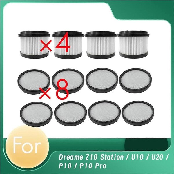 4 Filter and 8 Filter Cotton for Z10 Station / U10 / U20 / P10 / P10 Pro Filter Cleaner Parts Replacement