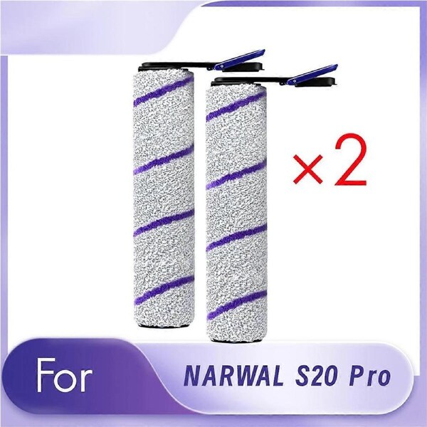 For S20 Pro Roller Brush Replacement Parts Cordless Wet Dry Vacuum Cleaner 2 Pcs
