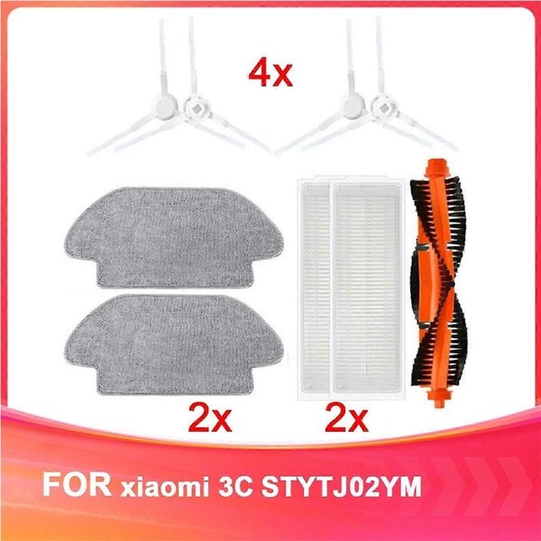 Suitable for Sweeper and Mop 3C Accessories STYTJ02YM Sweeper Replacement Kit Replacement Supplies