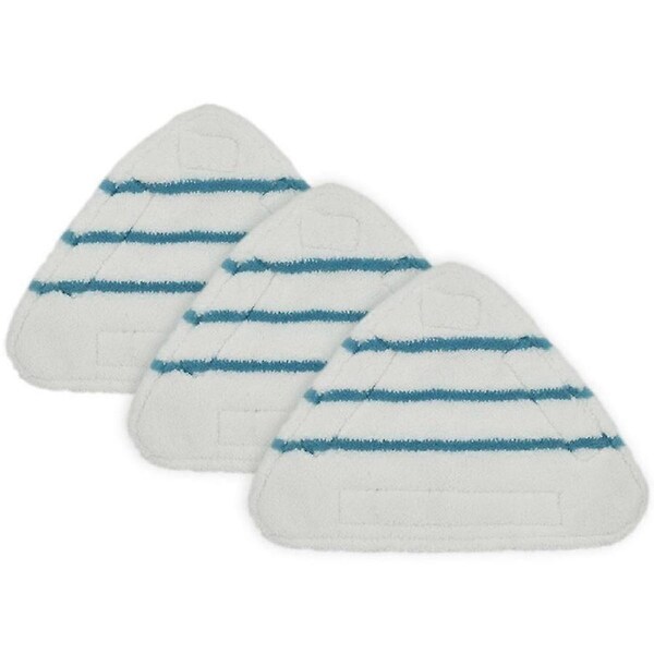 3Pcs Mop Replacement Pads Triangle Washable Cloth Cleaning Floor Microfiber Pad Mop Fittings