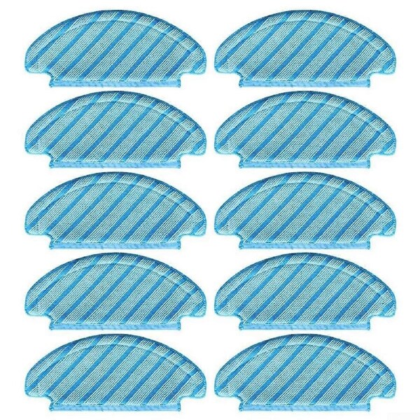 10Pack Replacement Mop Cloths for N8,N8+ T8 T9 Vacuum Cleaner,Washable Microfiber Accessories for Floor Cleaning