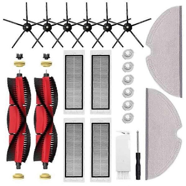 For S5 S502-00 S502-02 S5 Max S6 S6 MaxV S6 Pure E4 E5 Robot Spare Parts Main Side Brush Hepa Filte