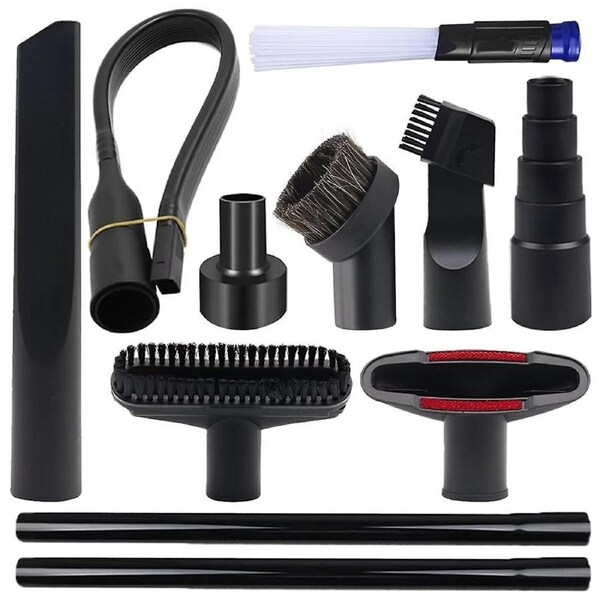 11PcVacuum Attachments 2 1/2In to 1 1/4In to 1 3/8In&1 7/8In to 1In Vacuum Hose Adapter Kit,Universal Vacuum Accessories