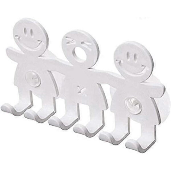 Cute Toothbrush Holders Hooks with Suction Cup Tooth Brush Holder Bathroom Sucker Toothbrush Holder (white 1pc)