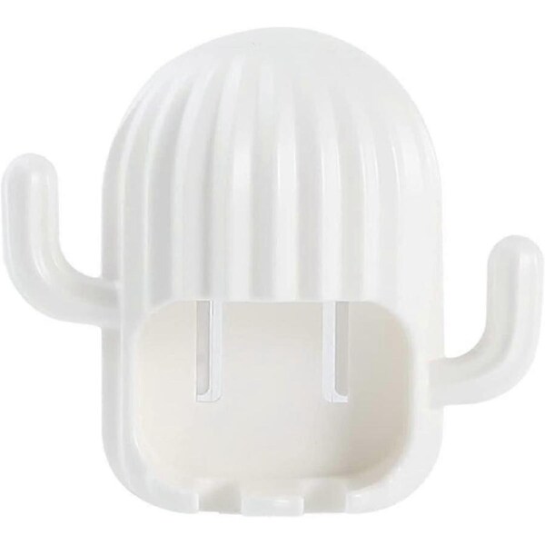 Toothbrush Holder Wall Mounted Electric Toothbrush Holder Cactus Hook Creative Drain Creating Shelf Toothbrush Organizer Bathroom Rack Rack Accessorie